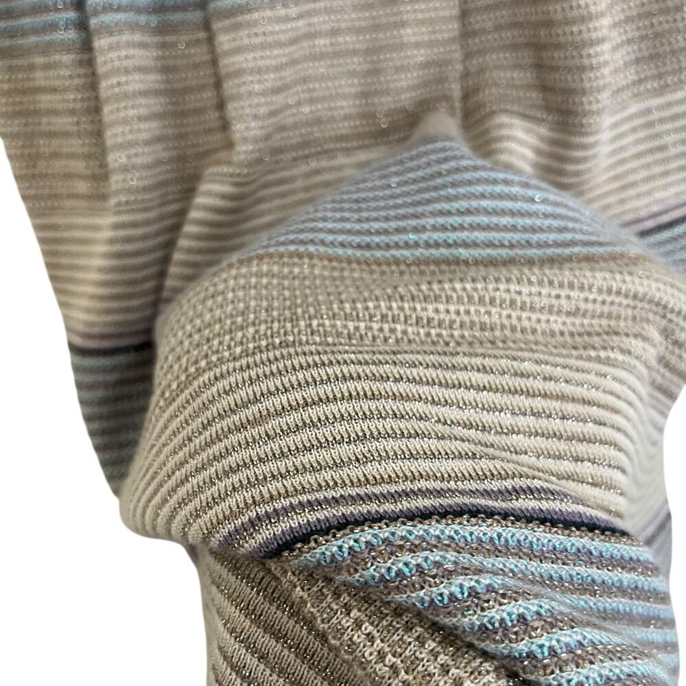 Knitted & Knotted | Halter Wool Blend Metallic Sweater Dress Anthropologie XS - Picture 4 of 7